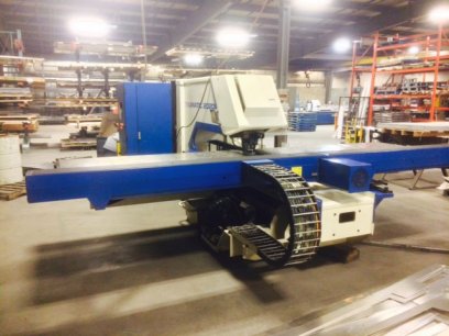 22 TON TRUMPF TC2020R CNC TURRET PUNCH W/BOSCH CNC CONTROL MFG:2001 - Haga clic para agrandar la imagen