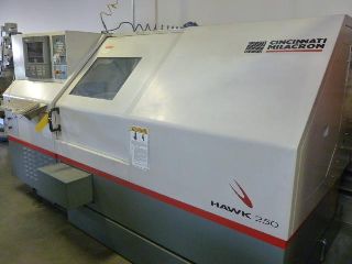 Cincinnati HAWK 250 CNC LATHE, Acramatic 2100, Hyd. Collet chk., Tailstock - Haga clic para agrandar la imagen