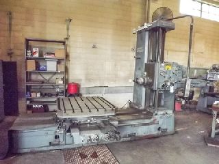 4 Spindle 54 X Axis Wotan B100 HORIZONTAL BORING MILL, #50 Taper PDB, Rot - Haga clic para agrandar la imagen