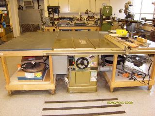 Horizontal Band Saws - Powermatic 66 TABLE SAW WOODWORKING, 10, 5HP, Tilt Blade