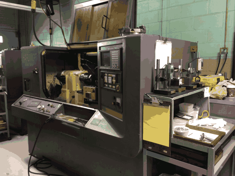 Hardinge CHNC-IIISP CNC LATHE, GE Fanuc 18T, 16C Collet - click to enlarge